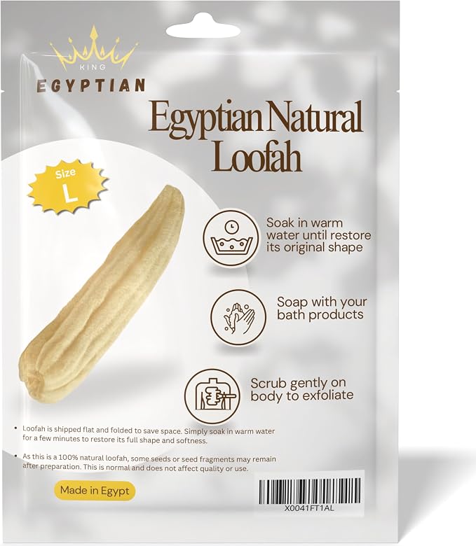 Whole Egyptian Loofah Around 22" 100% Natural Organic Loofah Exfoliating by Unknown