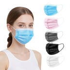 LEMENT Disposable Face Masks 125 Pcs, 3 Ply Face Mask Elastic Earloops - Image 5