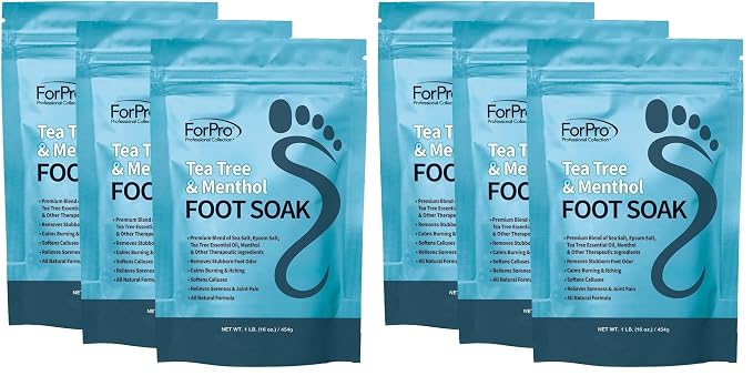 ForPro Tea Tree Oil & Menthol Foot Soak by ForProProfessionalCollection