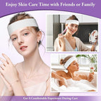 Sublaga 70 Pcs Disposable Spa Facial Headbands, Elastic Headband Wrap - Image 6