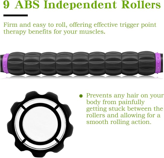 Muscle Roller Massage Roller Stick- Deep Tissue Fascia Blaster - Image 2
