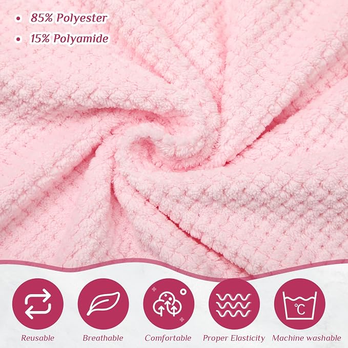 Tigeen Plus Size Towel Wrap for Women Spa Robe Set - Image 4