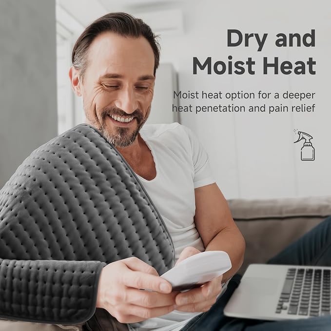 XXL Heating Pad for Back Pain Relief, Large Heating Pads Mothers Day Gifts for - Image 5