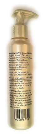 Trader Joes Lemongrass Coconut Body Oil - Image 2