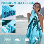 2 Pack Oversized Microfiber Pool Towel, Quick Drying, Super Absorbent - Image 4