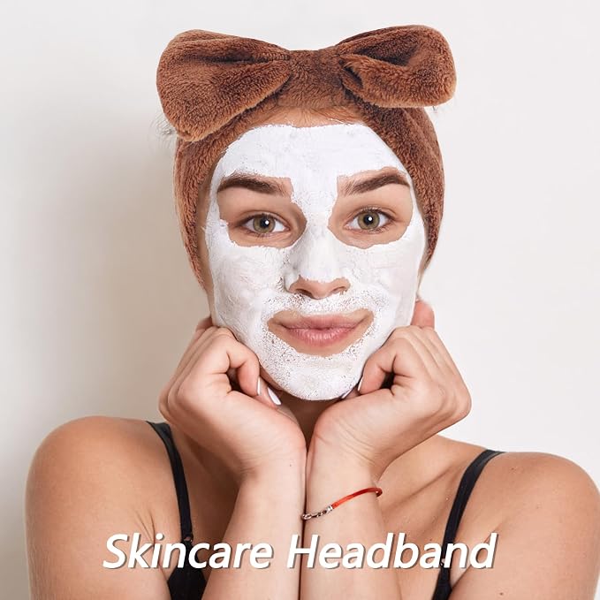 VELSCRUN Spa Headband, Makeup Face Wash Skincare Headbands, Stuff - Image 4