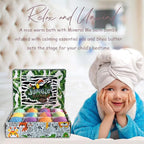 Bath Bombs for Kids with Surprise Inside, 12 Bubble Bath Fizzies with Jungle - Image 9