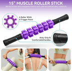 Krightlink 5 in1 Foam Roller Set, High Density Deep Tissue Massager - Image 3