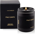 Lulu Candles | Palo Santo | Wood Wick | Luxury Scented Soy Jar Candle | Hand by LULUCANDLES