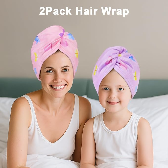 Unicorn Castle Microfiber Hair Towel - Image 3