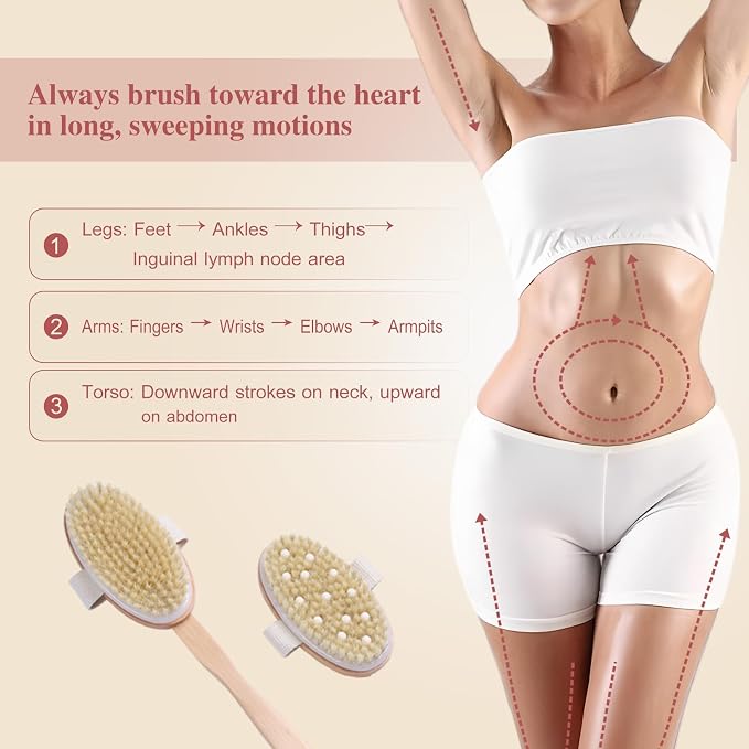 Dry Brushing Body Brush - Image 5