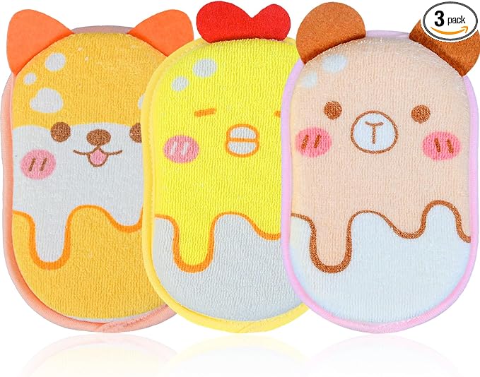 Baby and Kids Bath Loofah Sponge, Soft and Absorbent Toddler Exfoliating Body by Unknown