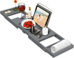 Bamboo Bathtub Tray Caddy by Bamb%C3%BCsi