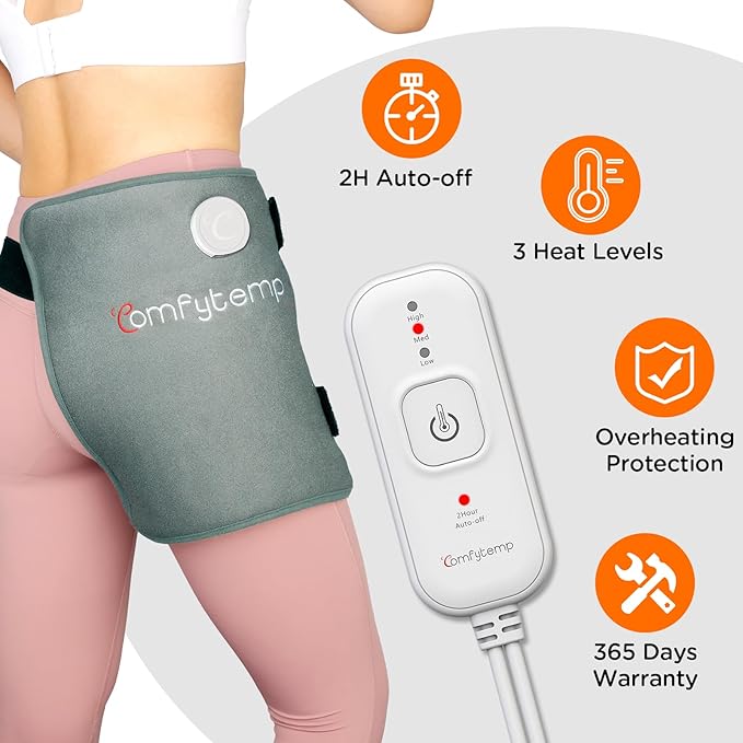 Comfytemp Hip Heating Pad, HSA Store Eligible Items，Birthday Christmas Gift - Image 4
