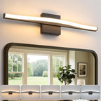 Modern Bathroom Vanity Light 24 inch, Dimmable 5CCT Led Bathroom Light Fixture by Biewalk