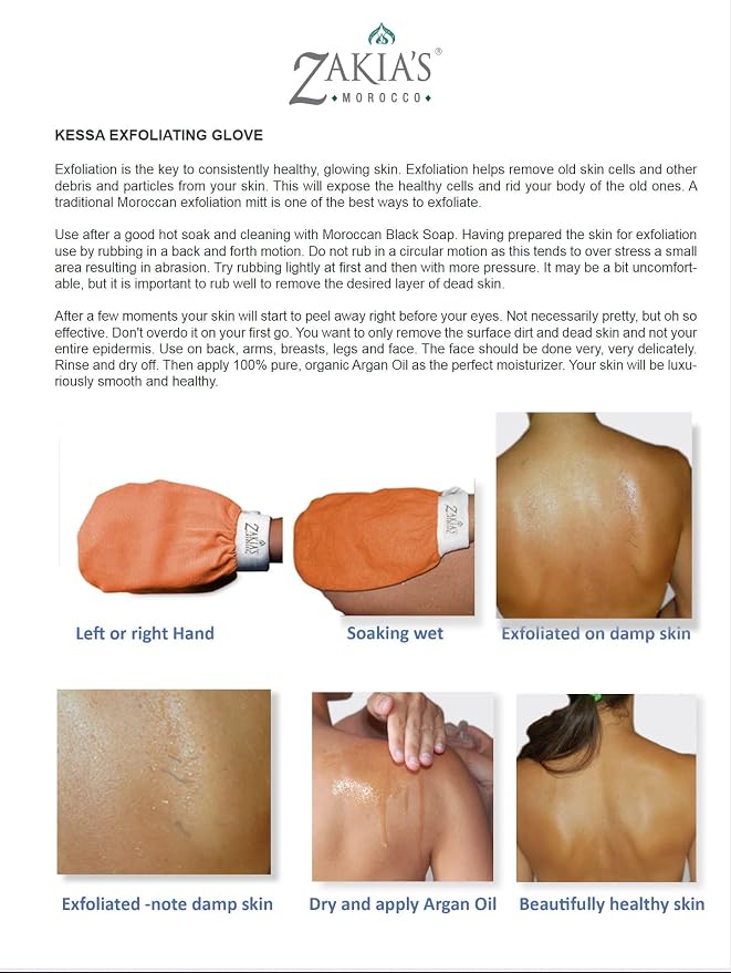 Moroccan Kessa Exfoliating Glove - Image 5