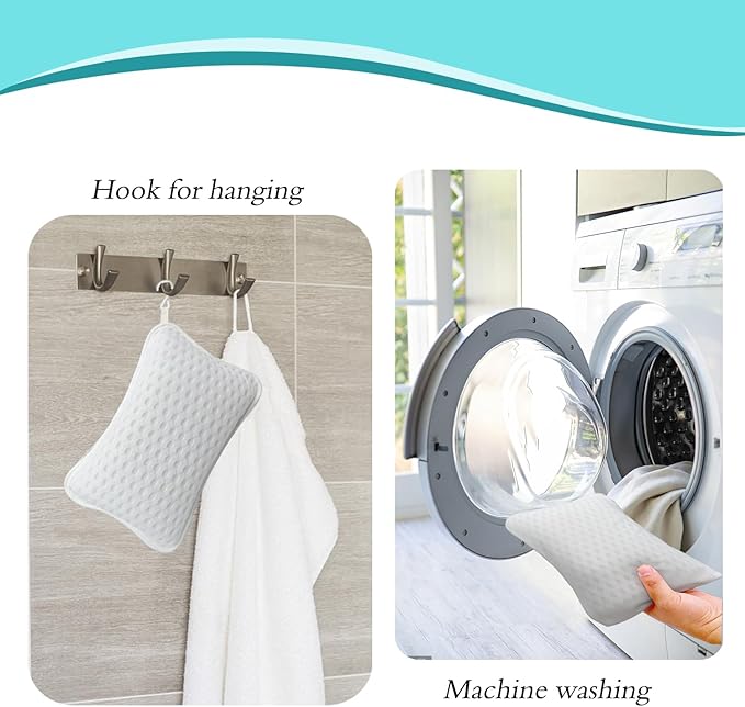 Bath Pillows for tub, Home Spa Pillows for Bathtub, Hot Tub, Head and Neck - Image 5