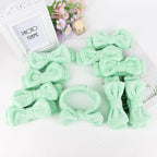 Casoty 10 Pcs Green Face Wash Headbands, Spa Gifts - Image 6