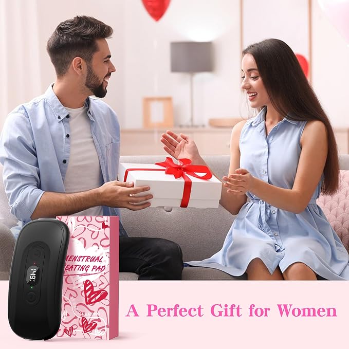 Portable Heating Pad Period Cramps: 2 Timer 6 Heat Levels 6 Vibration Modes - Image 7