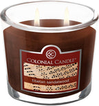 Colonial Candle Tibetan Sandalwood Scented Jar Candle, 2 Wick, 3.5 oz, Mottled - Image 3
