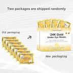 Permotary 30 Pairs Gel Crystal Collagen Under Eye Patches, 24K Gold Eye Mask - Image 8