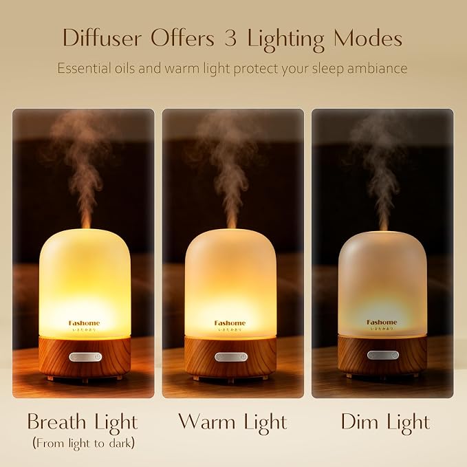 Essential Oil Diffuser for Home, Ultrasonic Cool Mist Air Aromatherapy - Image 5