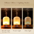 Essential Oil Diffuser for Home, Ultrasonic Cool Mist Air Aromatherapy - Image 5