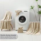 Ycosy 4 Pack Extra Large Microfiber Bath Towels Set, 35x70 inches, Less Lint - Image 8