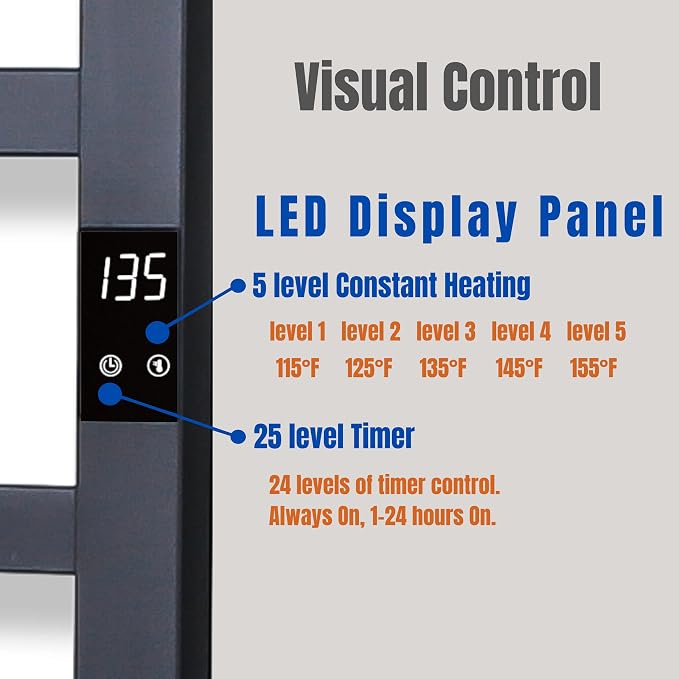 Topdattion Electric Towel Warmer | Super Thin | - Image 2