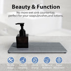 Diatomite Soap Dish, Water Absorbing Stone Tray, Kitchen Sink Organizer - Image 6
