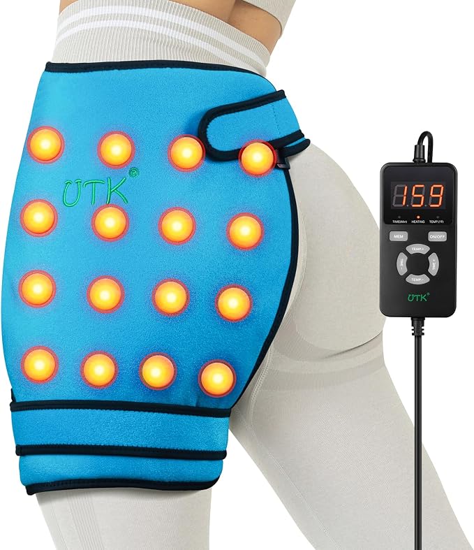 UTK Hip Heating Pad for Sciatica, 5X Far Infrared Heating Pads by UTK