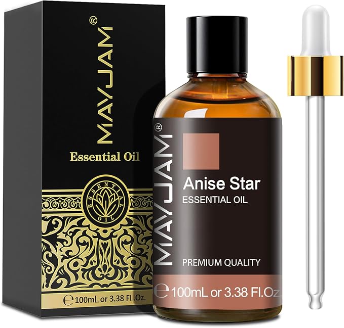 Anise Star Essential Oil, MAYJAM Pure Anise Star Oils by MAYJAM