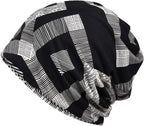 Women's Summer Beanie for Men Hat Boho Hats Adult Dwarf Hats Chemo Cap Cancer - Image 4