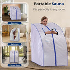 SereneLife Portable Sauna Box for Home, Infrared Sauna Tent - Image 3