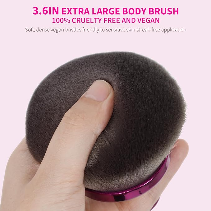 Super Large Body Kabuki Brush For Self Tanner, Leg Makeup, Bronzer Blend - Image 4
