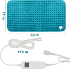 Electric Heating Pad for Back: VAAGHANM 33" x 17" Extra Large Heat Pad for - Image 6