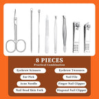 12 Set Bulk Manicure Kit Nail Set Stainless Steel Pedicure Professional Nail - Image 4