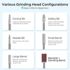 Cordless Electric Nail Drill File: COSLUS Nail Drill Machine - Image 8