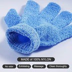 10 Pairs Exfoliating Gloves, Made of 100% Nylon, 10 Colors Double Sided - Image 4