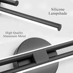 EDISLIVE Dimmable Modern LED Vanity Light Fixtures Bathroom Vanity Wall Lighting - Image 4