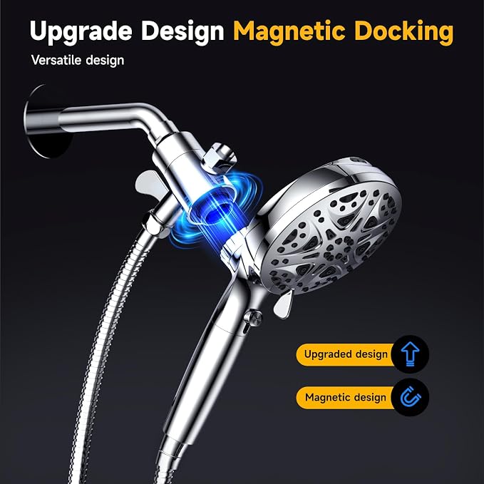 Dual Filtered Shower Head with Magnetic Handheld - Image 3