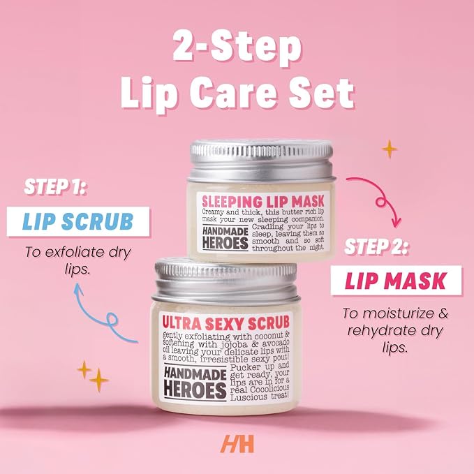 100% Natural Lip Scrub Vegan Conditioning Coconut Lip Exfoliator Gentle - Image 2