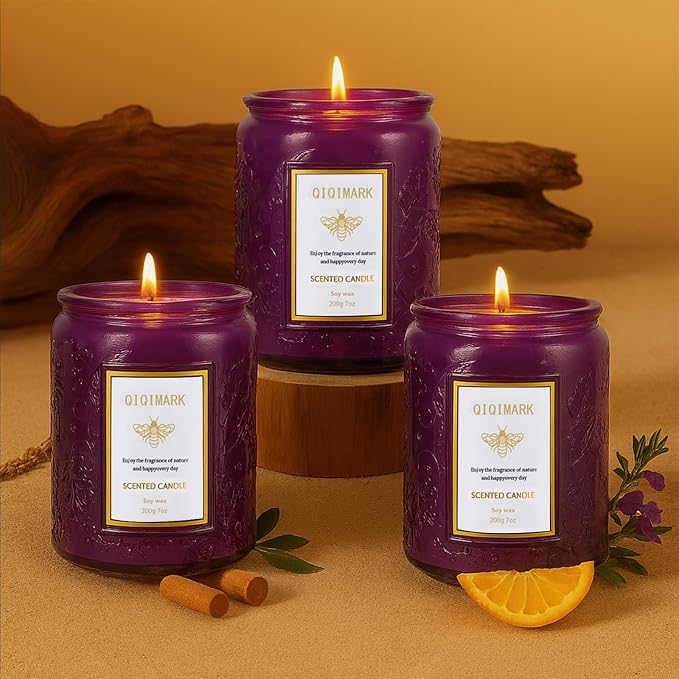 6 Pack Candles for Home Scented, Christmas Gifts Candle Set for Women, 42 oz - Image 8