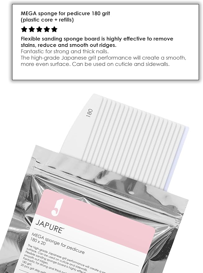 Mega Sponge Pedicure Nail File - Image 4
