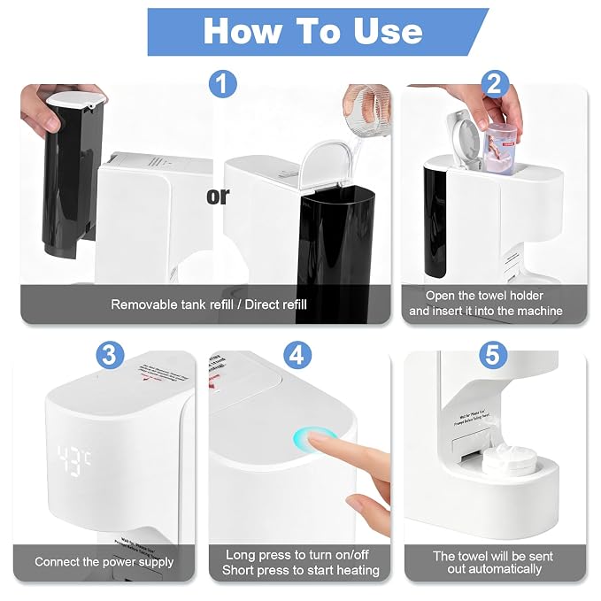 Hot Towel Dispenser, Mini Hot Towel Warmer - Image 8