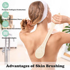 17-Inch Back Scrubber for Shower, Anti-Slip Exfoliating Body Brush for Bath - Image 5