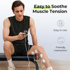AUVON 3-in-1 TENS Unit Muscle Stimulator, EMS Massage Machine - Image 6
