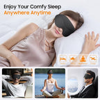 Sleep Mask, Premium Eye Mask for Sleeping, Total Blackout, Super Soft Comfort - Image 6