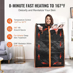 VEVOR Infrared 1050W Portable Sauna Tent Personal Sauna Kit - Image 3