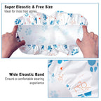 6 PCS Shower Caps for Women, Double Side Waterproof Shower Cap, Reusable - Image 7
